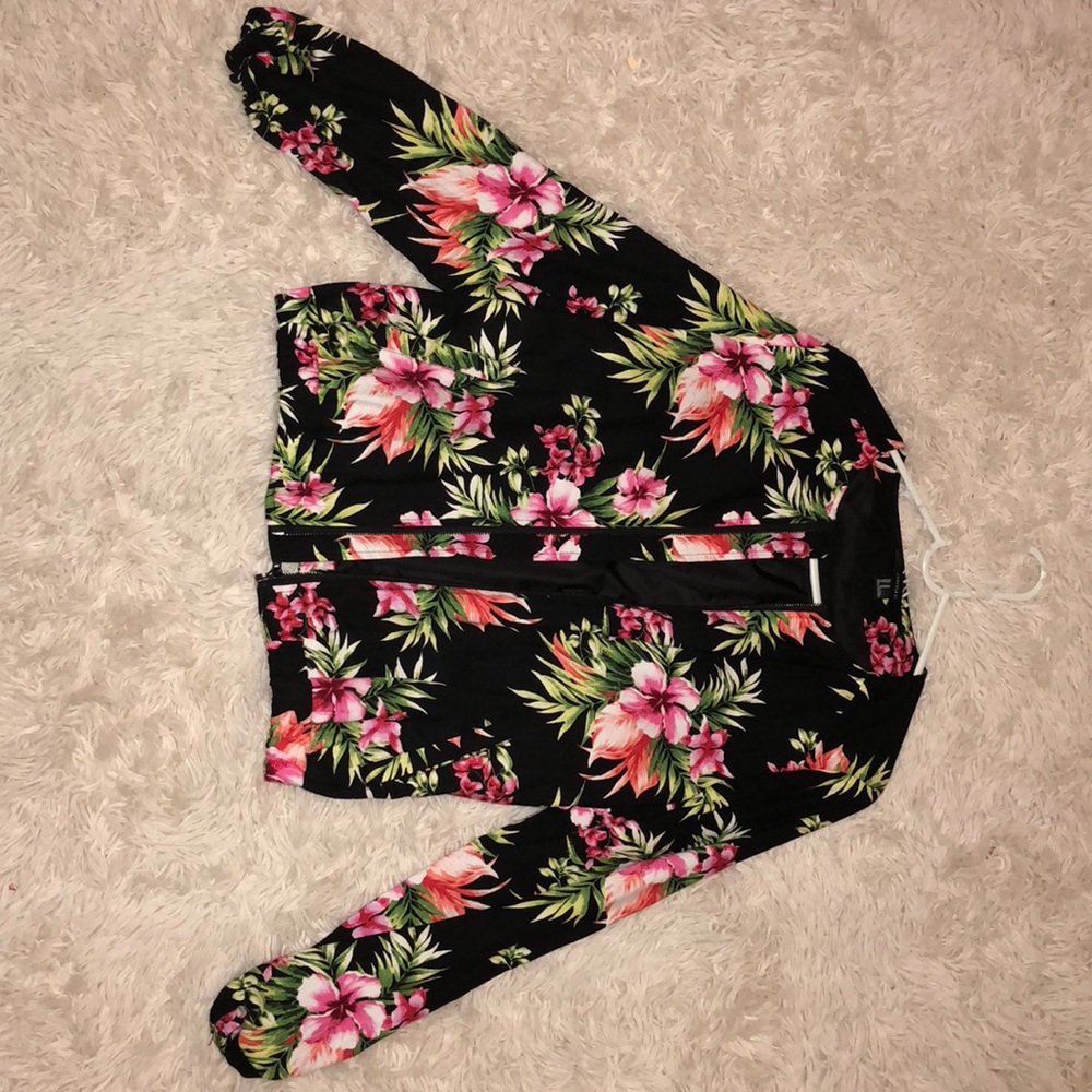 Floral sweater